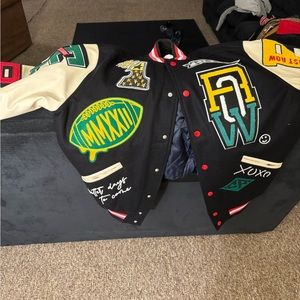 Two varsity jackets size large, only worn once